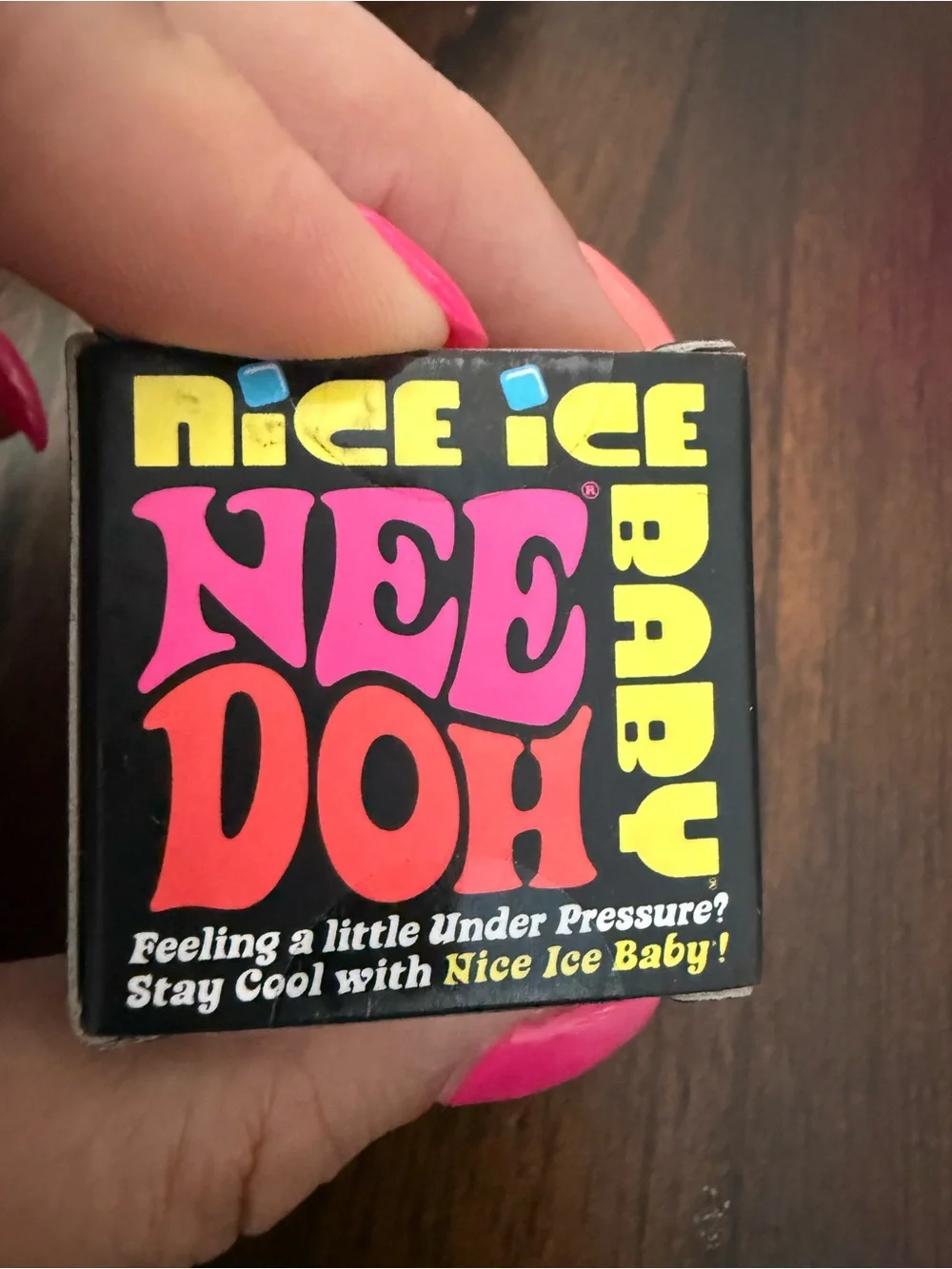 Nice Ice Baby Purple Super Solid Squish Toy -  Authentic NeeDoh